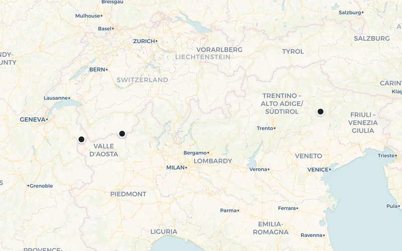 Тури напрямку на карті